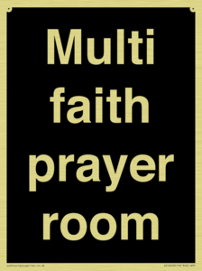 Multi faith prayer room